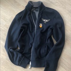 Armani exchange zip up